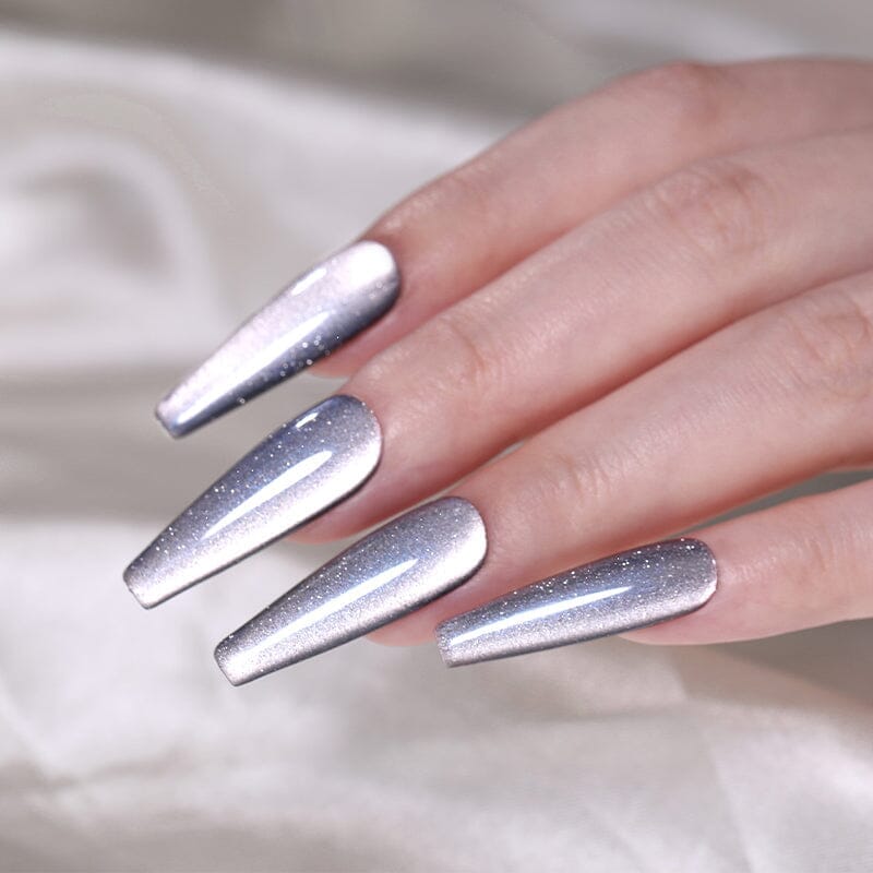 Reflective Moonlight Cat Magnetic Gel - 10ml Nail Polish for Night Glow & UV Protection - Perfect for Parties, Halloween & Nail Art Designs