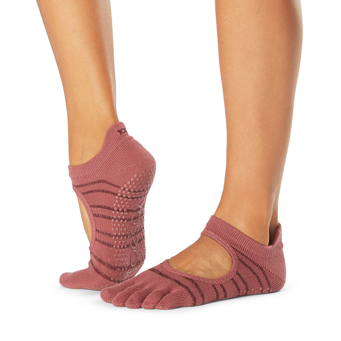 ToeSox Bellarina Grip Socks - Non-Slip Yoga Socks for Ballet, Pilates & Dance - Fall Collection 2023 - Perfect for Studio Workouts & Barre Classes