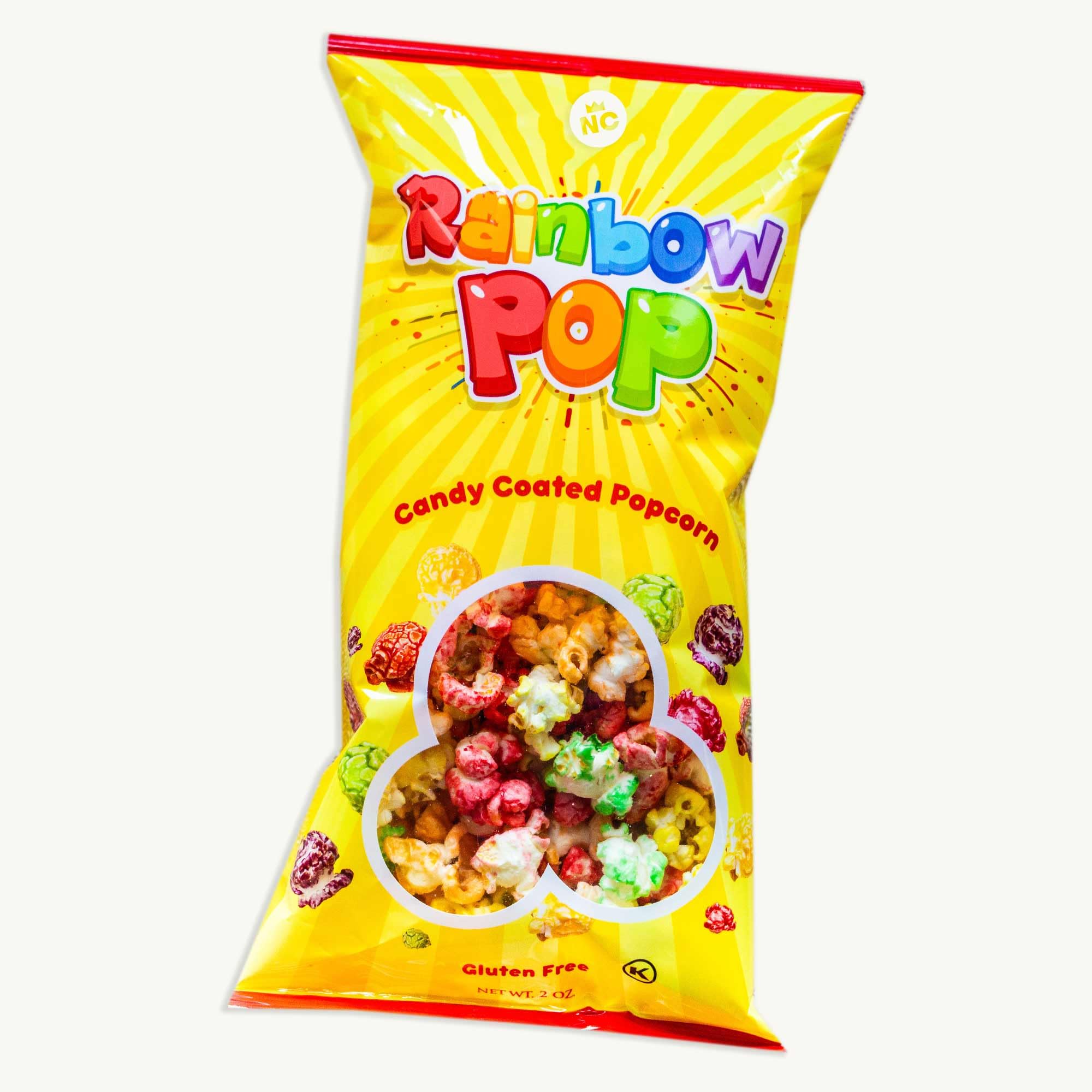 Delicious Iced Cinnamon Rolls (6 Pack - 36 Rolls) & Rainbow Candy Coated Popcorn (2oz) - Gourmet Snack Bundle with 7 Items - Perfect for Parties, Gifts & Movie Nights