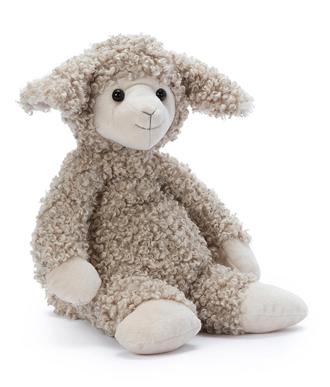 Sammy the Sheep Plush Toy - Soft & Cuddly Stuffed Animal for Kids | Perfect for Bedtime, Nursery Decor & Gift Giving