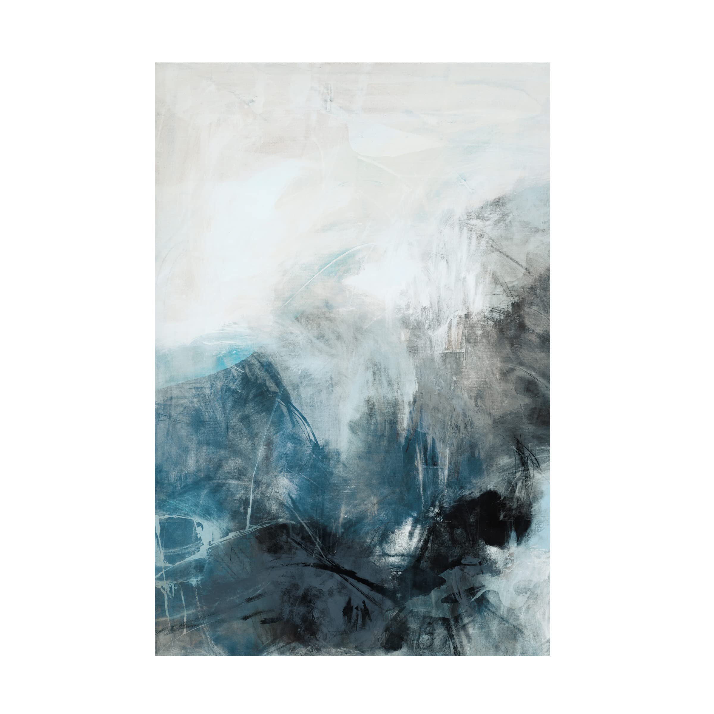 Trademark Fine Art 'Fingerprint I' Canvas Wall Art by Sisa Jasper - Modern Abstract Painting for Living Room, Bedroom & Office Decor