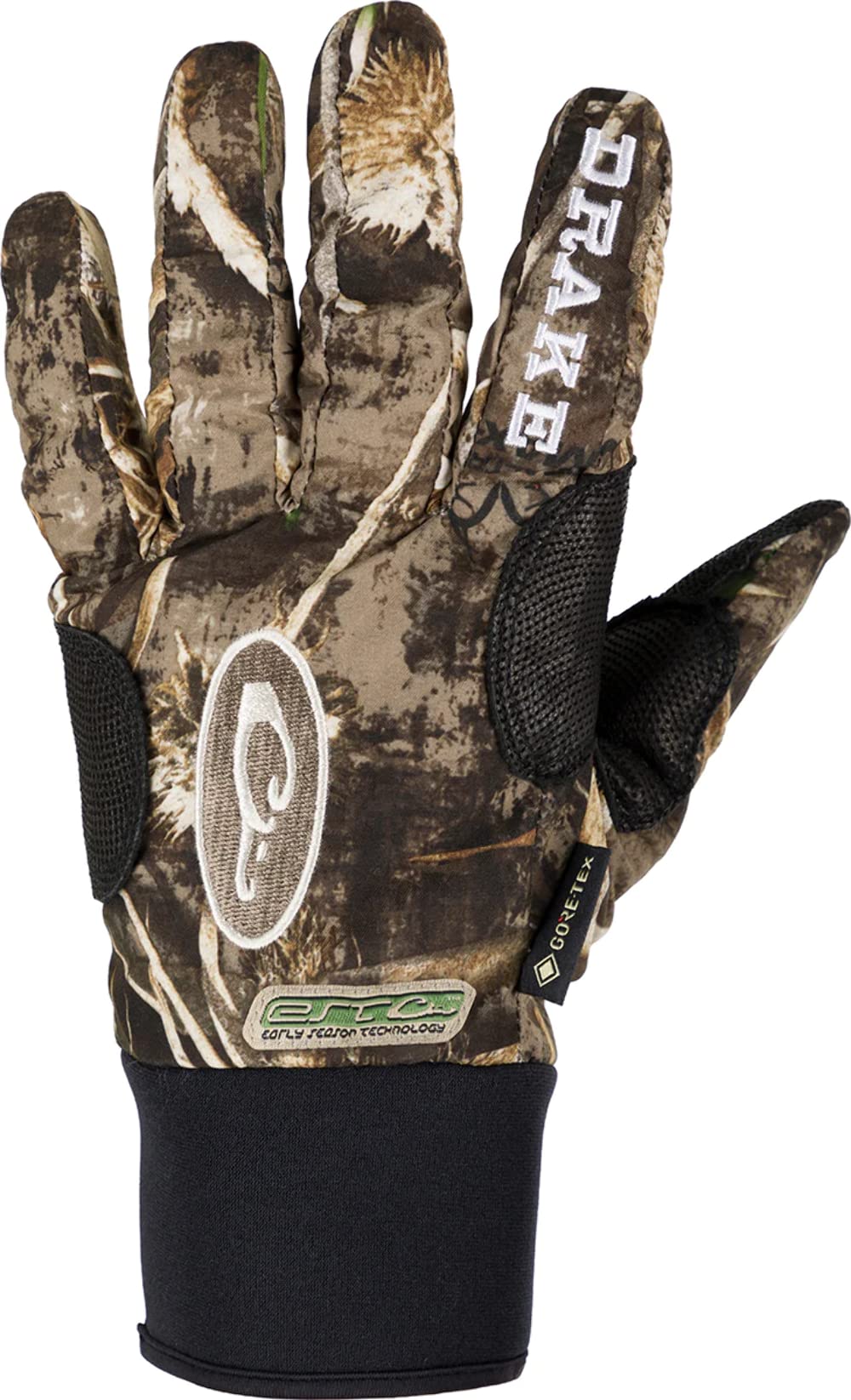 Drake EST Refuge Gore-Tex Gloves for Men - Medium Size, Realtree Max-5 Camo Pattern - Waterproof & Windproof Hunting Gloves for Cold Weather, Outdoor Activities, and Wilderness Survival