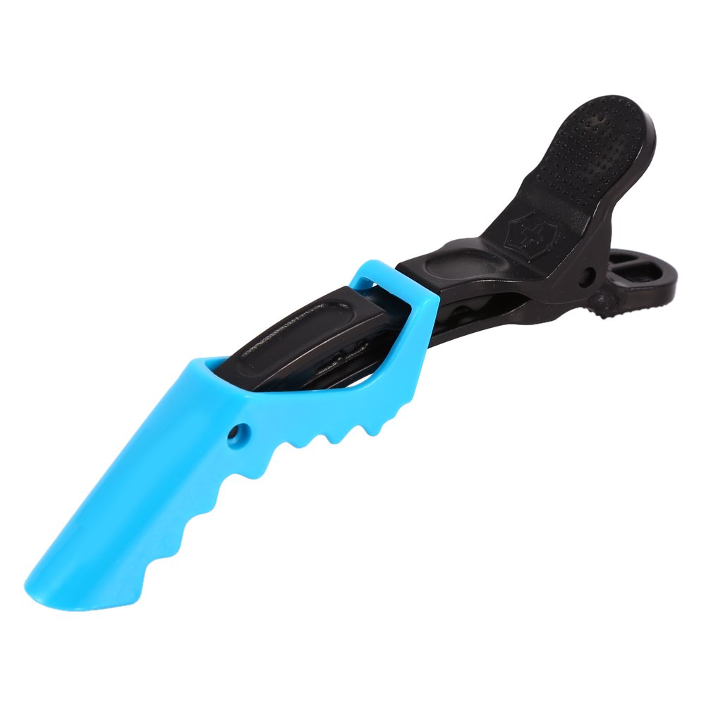 Non-Slip Plastic Hair Clips for Women - 10 Pack Blue Hair Styling Clamps & Hair Grip Accessories - Perfect for Salon, Home Styling & DIY Hair Care