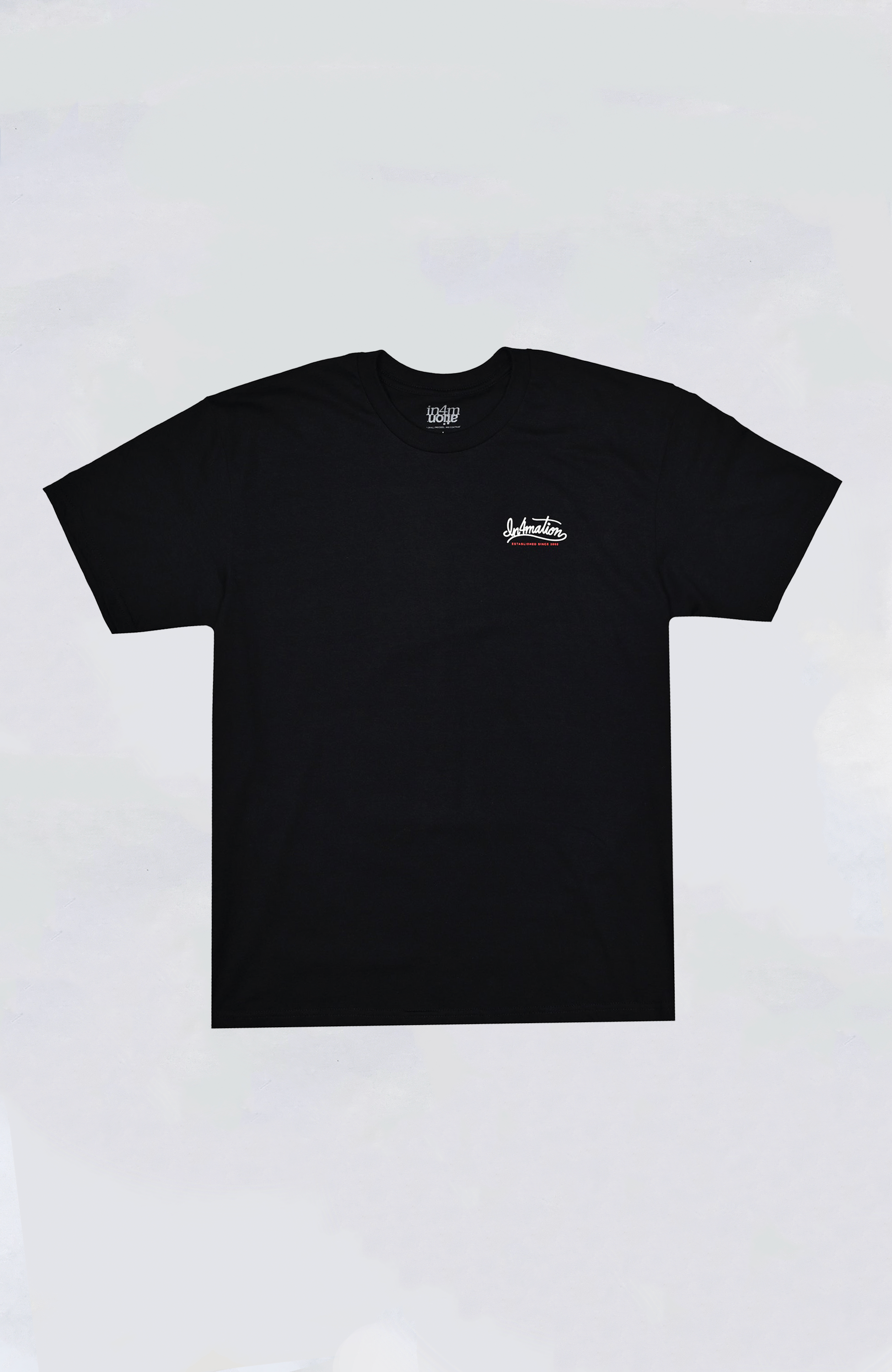 In4mation Cursive Script T-Shirt - Stylish Graphic Tee for Men & Women - Perfect for Casual Wear, Street Fashion & Everyday Outfits