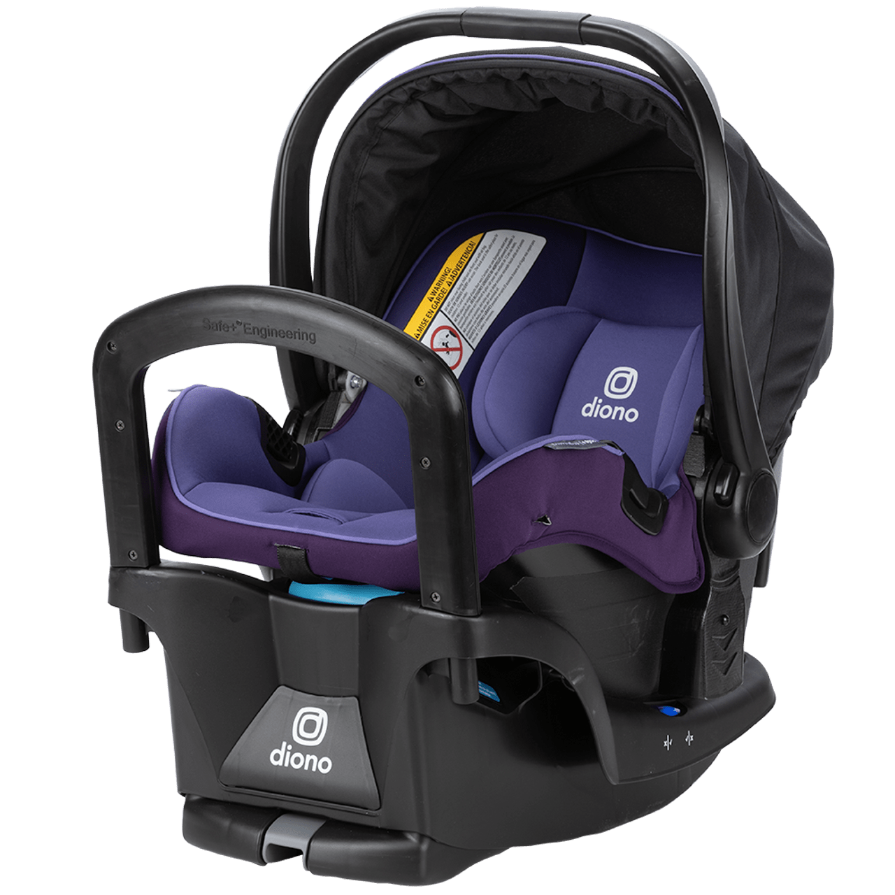 DIONO LiteClik®30 RX SafePlus™ Infant Car Seat with Base - Lightweight & Safe Baby Car Seat for Newborns - Perfect for Travel, Daily Commute & Family Road Trips