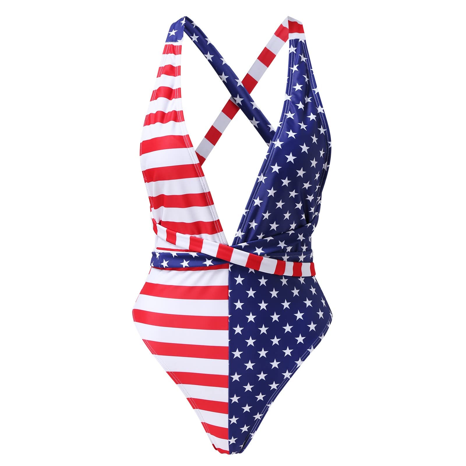 Makalon Women's Full Coverage One Piece Swimsuit - Ruched High Cut Monokini Bathing Suit for Fall, Casual Beachwear & Poolside Relaxation