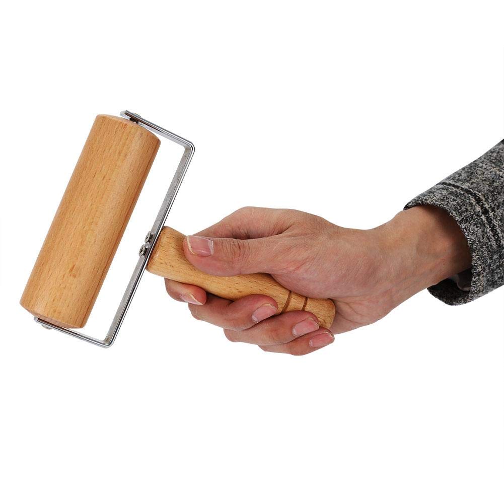 T-Shaped Pastry Roller - Wooden Multifunctional Dough Rolling Pin for Fondant, Cookies, Pizza, Pasta & Chapati | Perfect for Baking, Cake Decorating & Kitchen Use