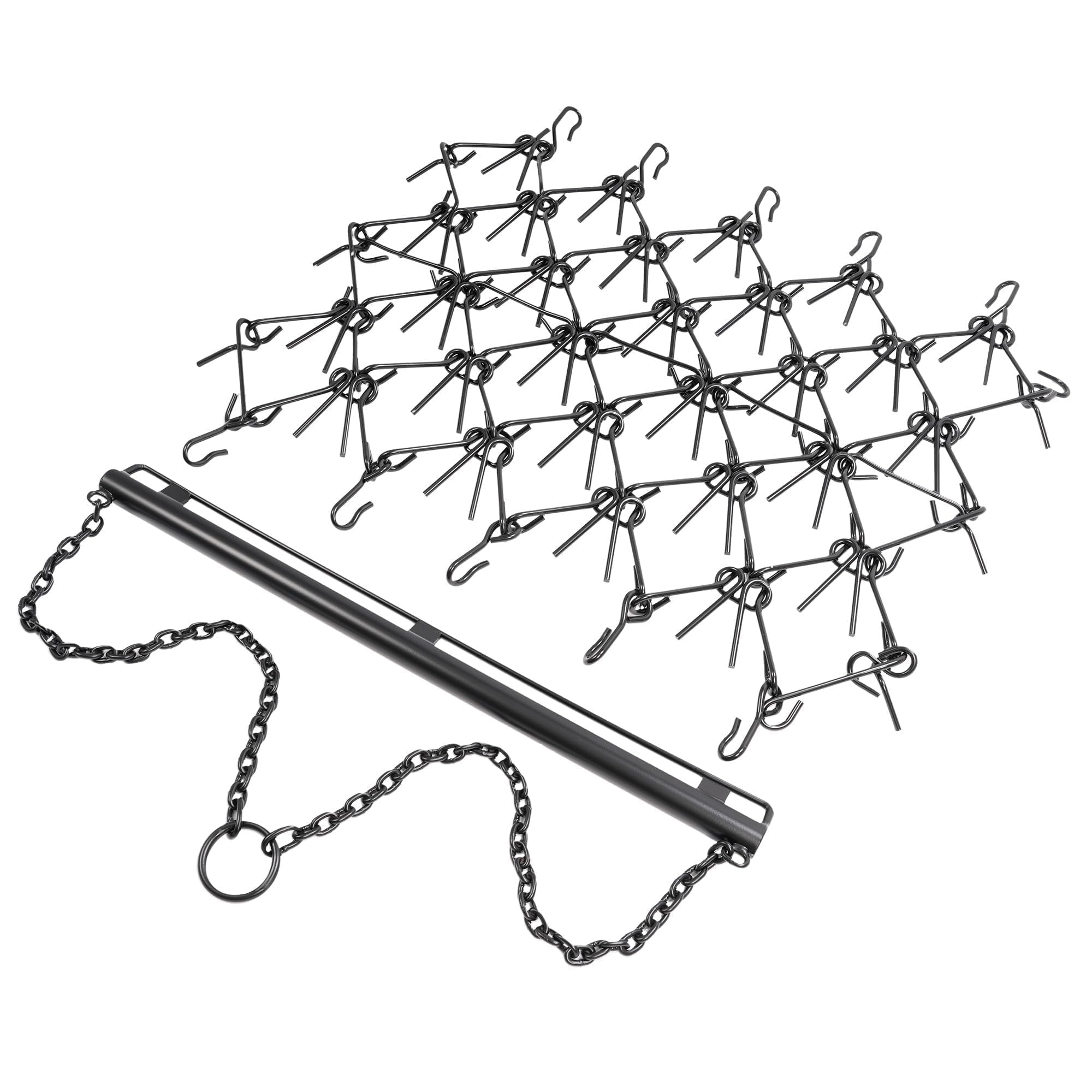 KUAFU 4' x 4' Heavy Duty Chain Drag Harrow with 3/8