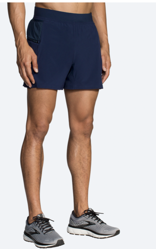 Brooks Sherpa 5 Men's 2-in-1 Running Shorts with Liner - Lightweight Comfort for Training & Gym Workouts