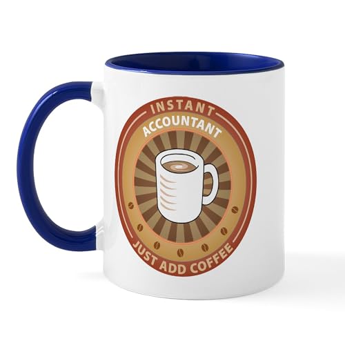 White/Navy Inside - Instant Accountant Mug