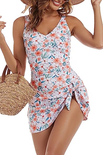 Orange Floral Printed