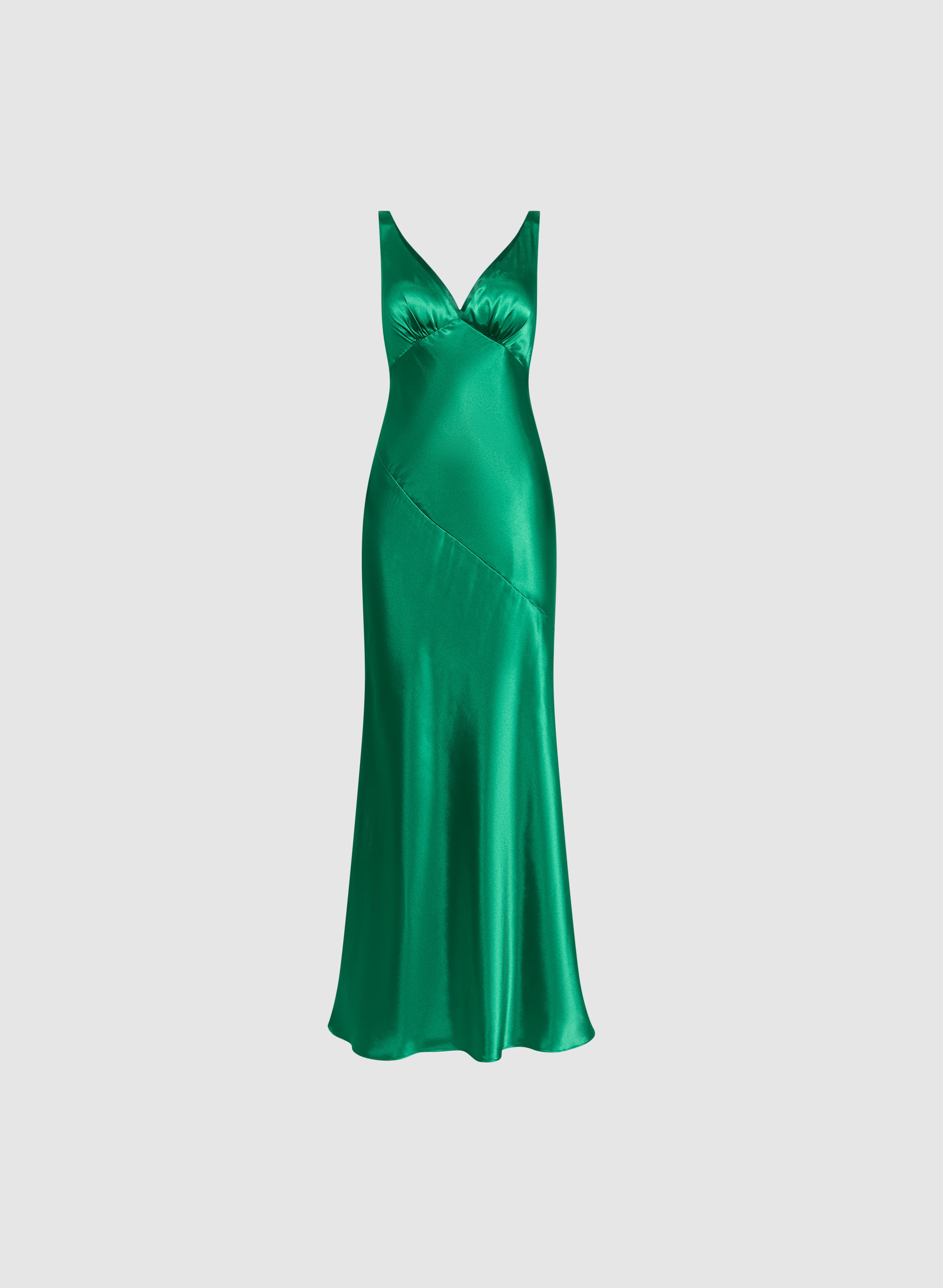 Elegant Cowl Back Satin Dress for Women - Formal Evening Gown & Party Wear - Perfect for Weddings, Prom, Cocktail Parties & Special Occasions