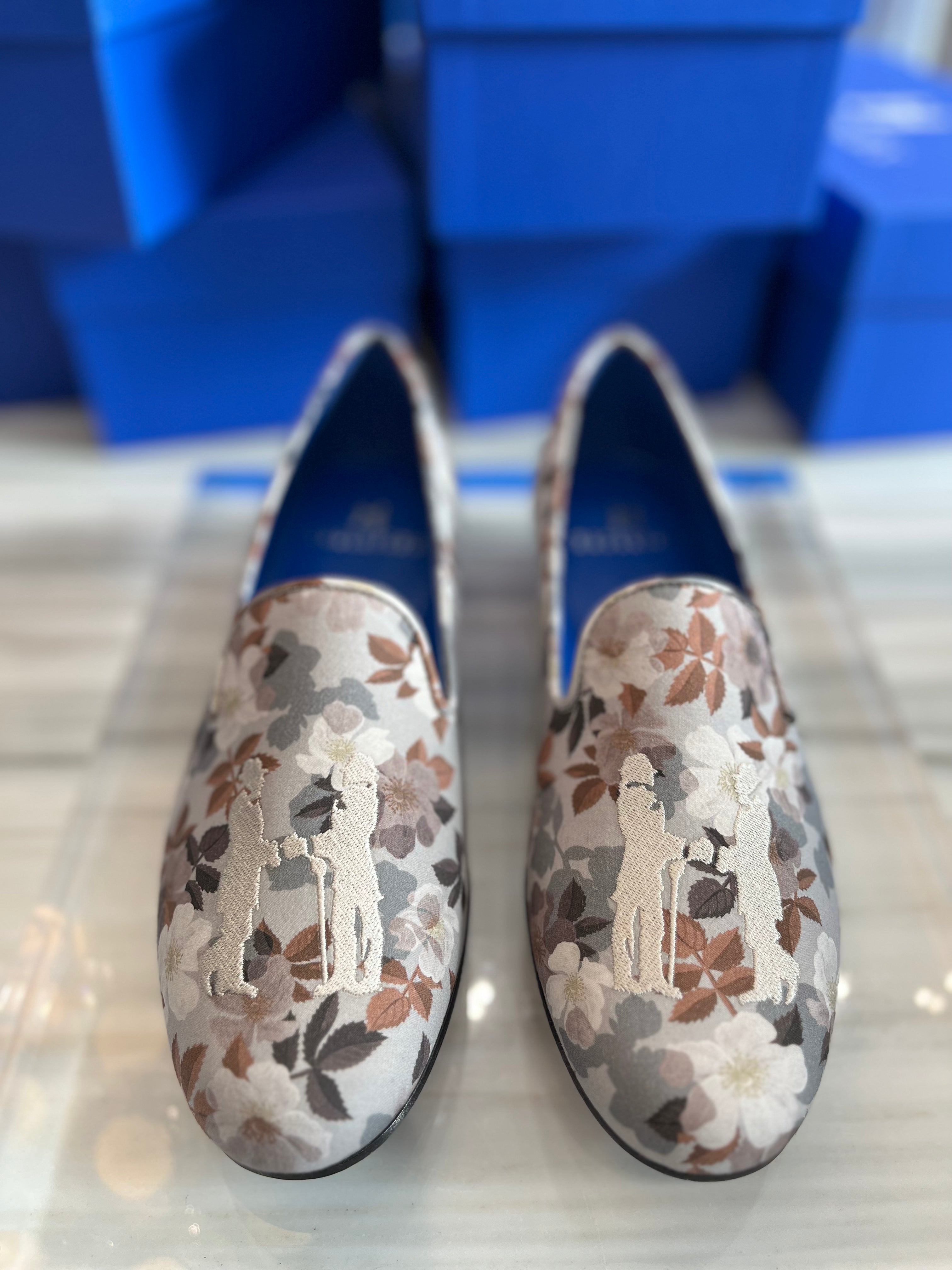 Liberty Floral Slippers with Ivory Logo - Cozy Indoor & Outdoor House Shoes for Women - Perfect for Lounging, Relaxing, and Home Comfort