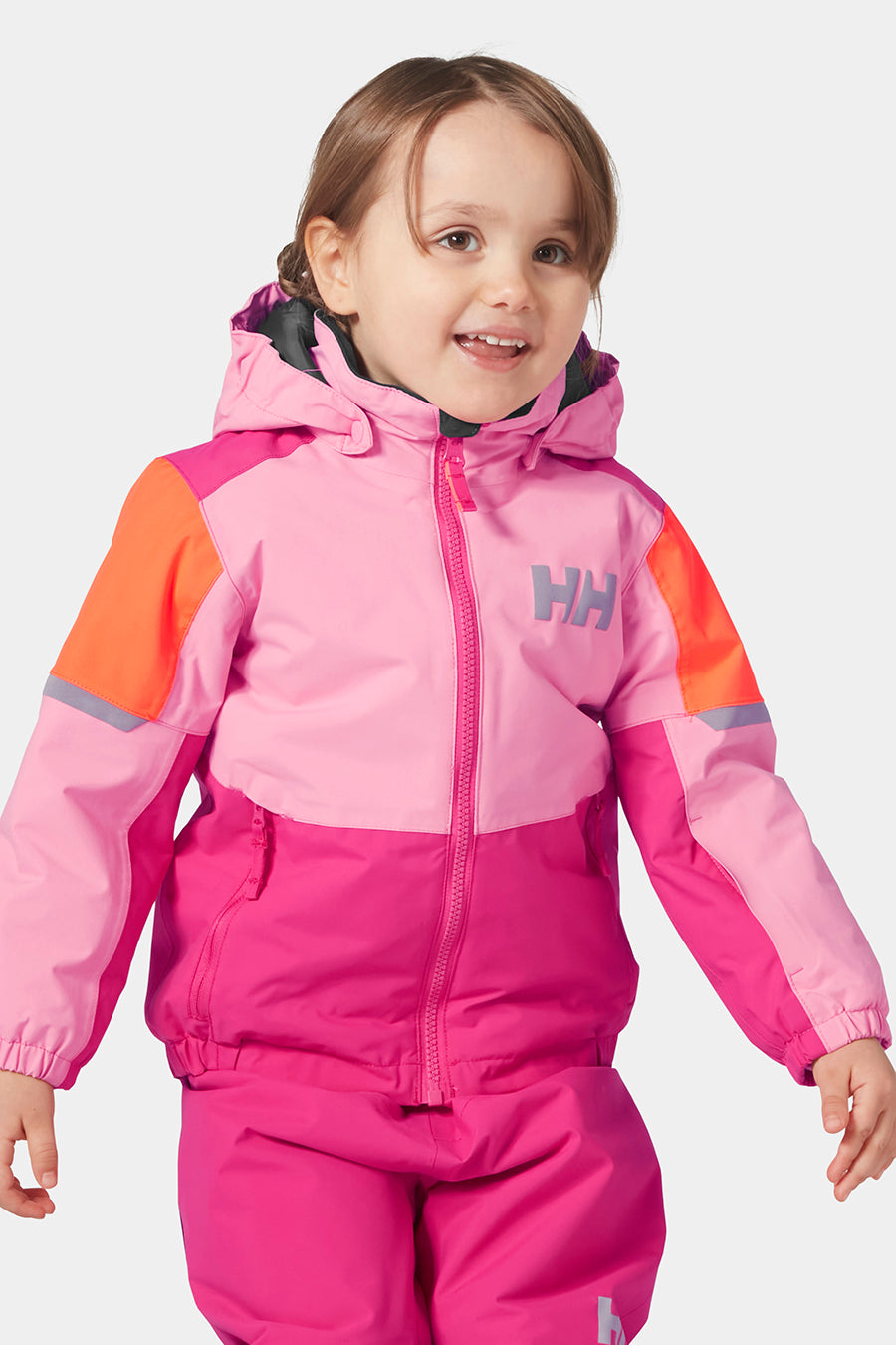 Helly Hansen Rider Dragon Fruit Girls Ski Jacket - Size 6 - Waterproof Winter Coat for Kids Snowboarding & Outdoor Activities