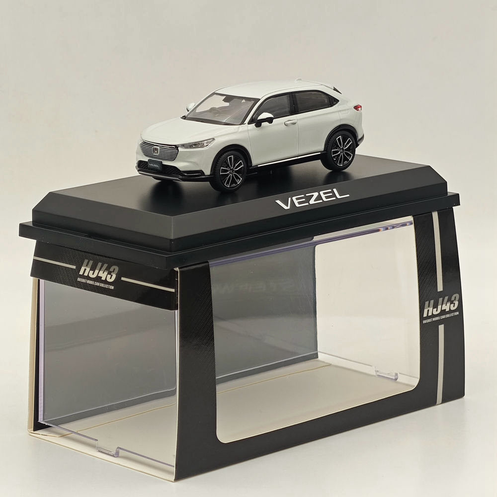 1/43 Honda VEZEL e:HEV Z Premium Sunlight White Diecast Model Car - Limited Edition Collectible for Car Enthusiasts & Hobbyists - Perfect for Display, Gifts, and Japanese Car Model Collections