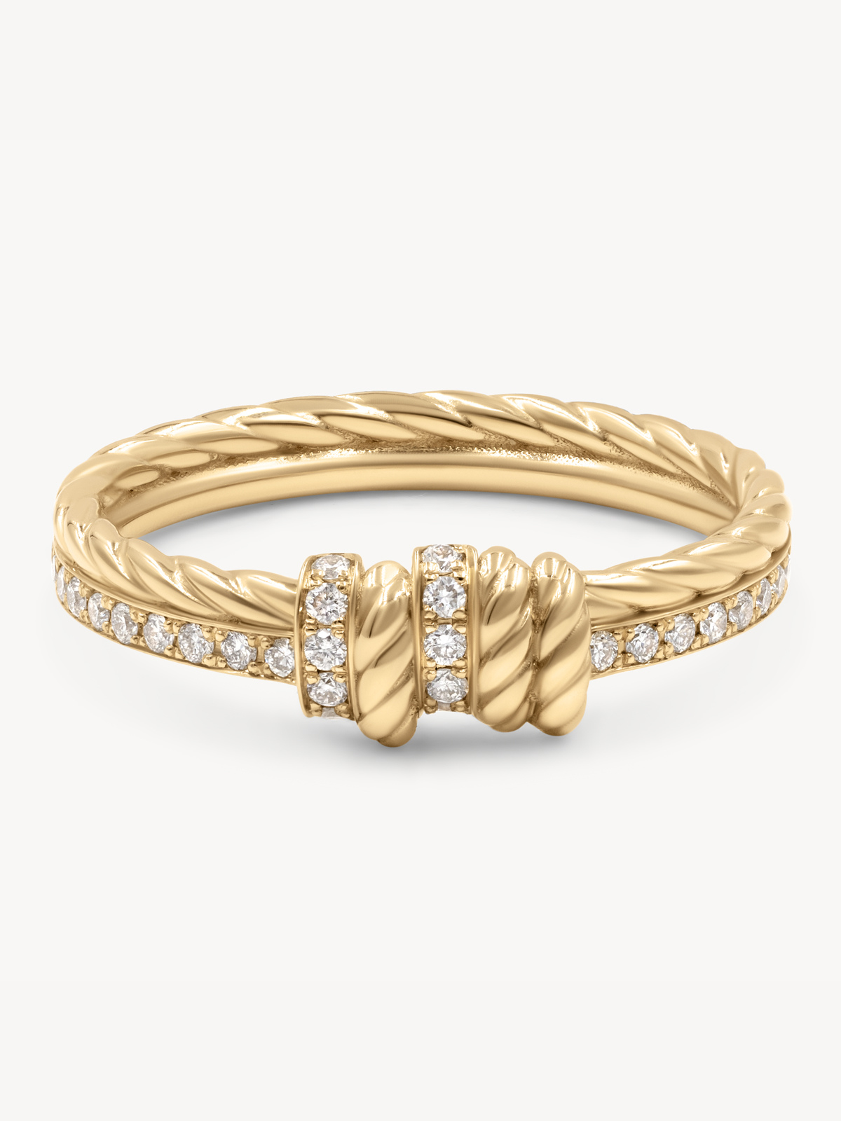 Diamond Bind Ring - Elegant and Durable Wedding Band for Women & Men - Perfect for Engagement, Anniversary, and Special Occasions