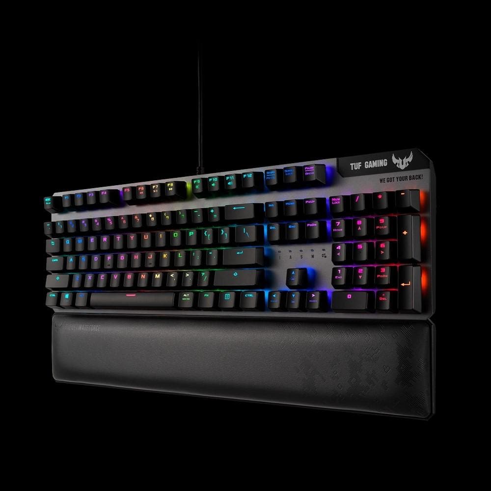 ASUS TUF Gaming K7 Mechanical RGB Keyboard - Tactile Optical Switches, 2-Year Warranty - Perfect for PC Gaming, Esports & Office Work