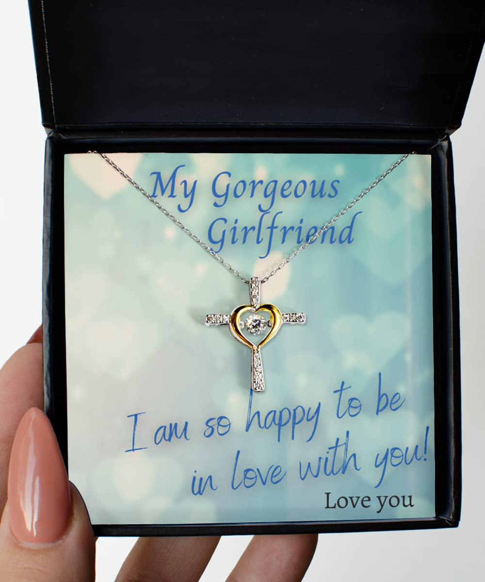 Girlfriend Necklace - Funny & Romantic Jewelry Gift for Her - Birthday, Anniversary, Valentine's Day Present - Perfect for Date Nights & Special Occasions