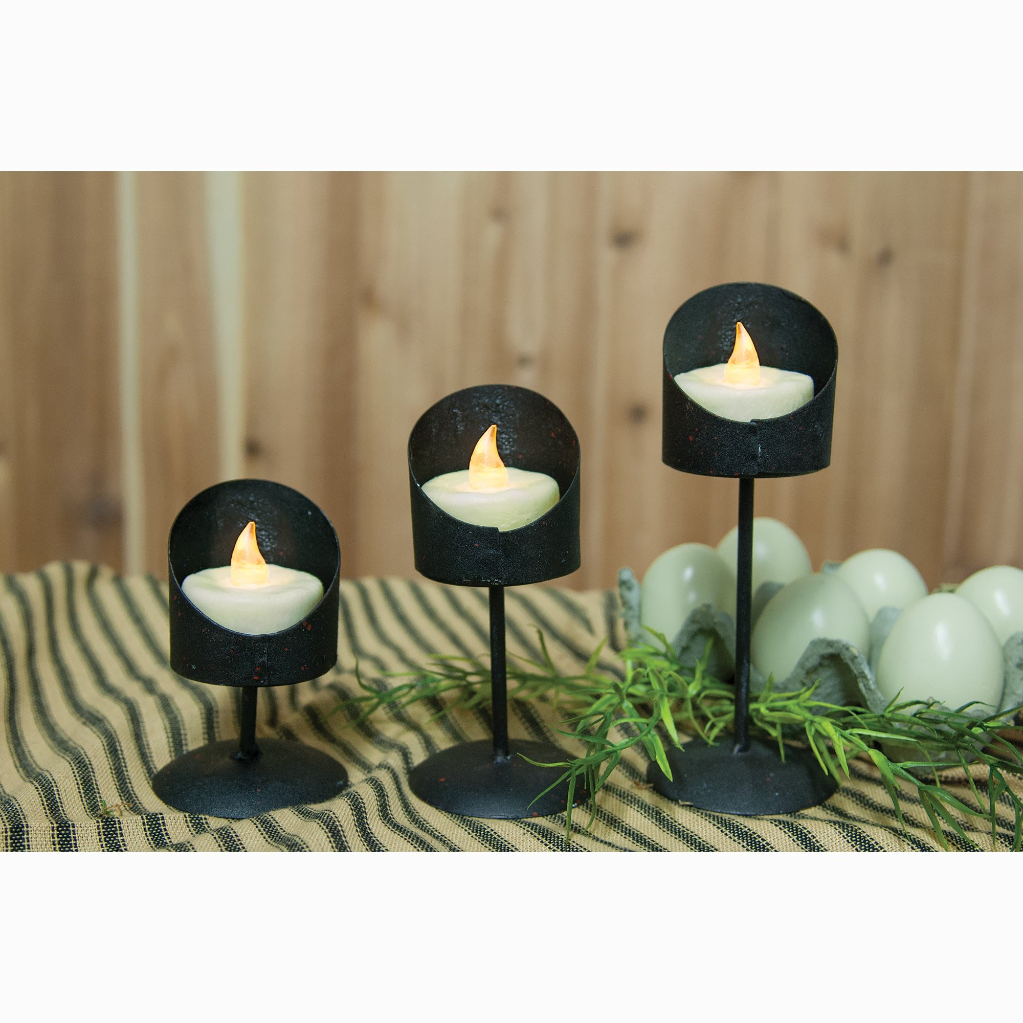 Medium Egg Cup Tealight Holder - Elegant Ceramic Candle Holder for Home Decor, Wedding Centerpieces & Romantic Ambiance