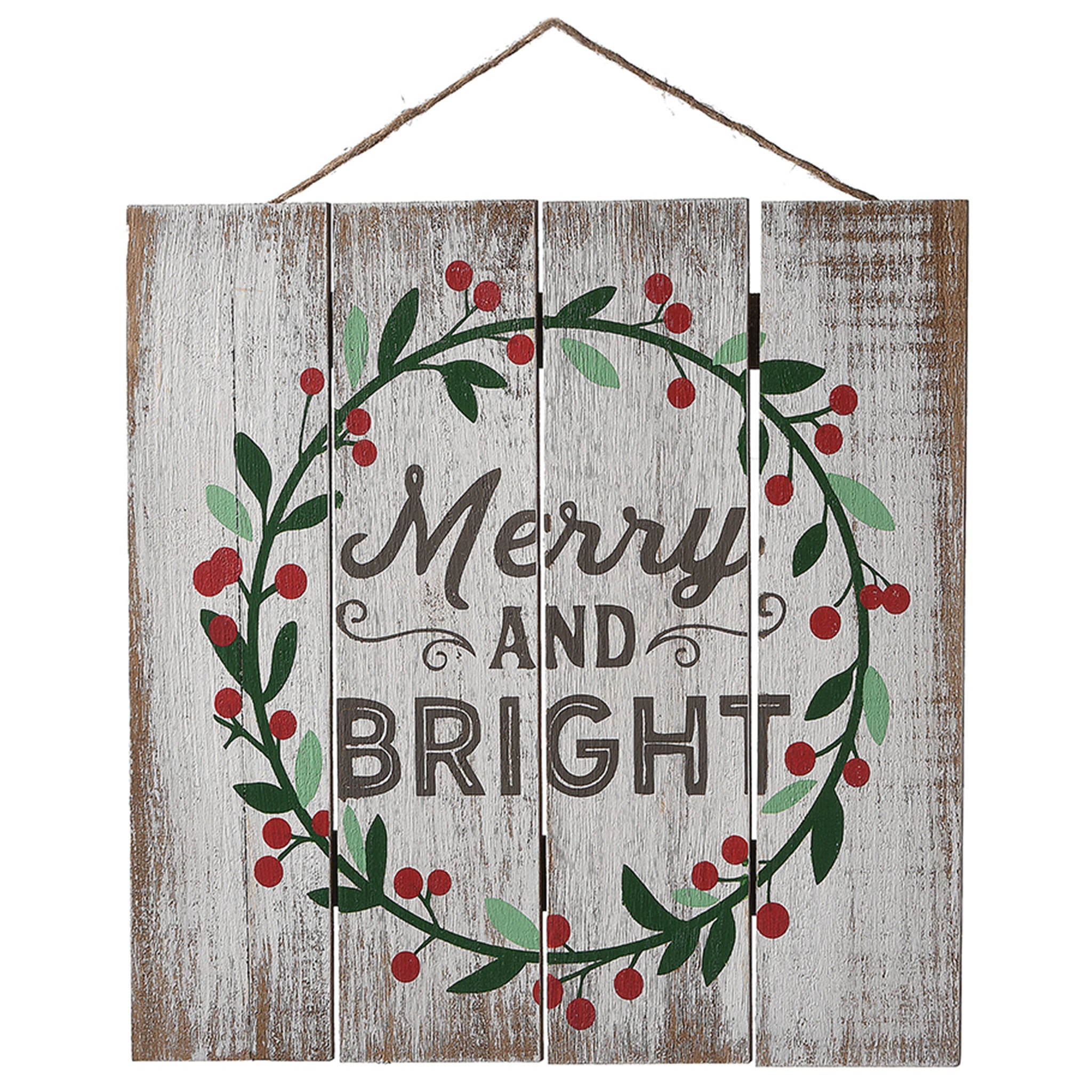 13 Inch Christmas Holiday Wall Sign - Festive Home Decor for Living Room, Bedroom, and Holiday Parties