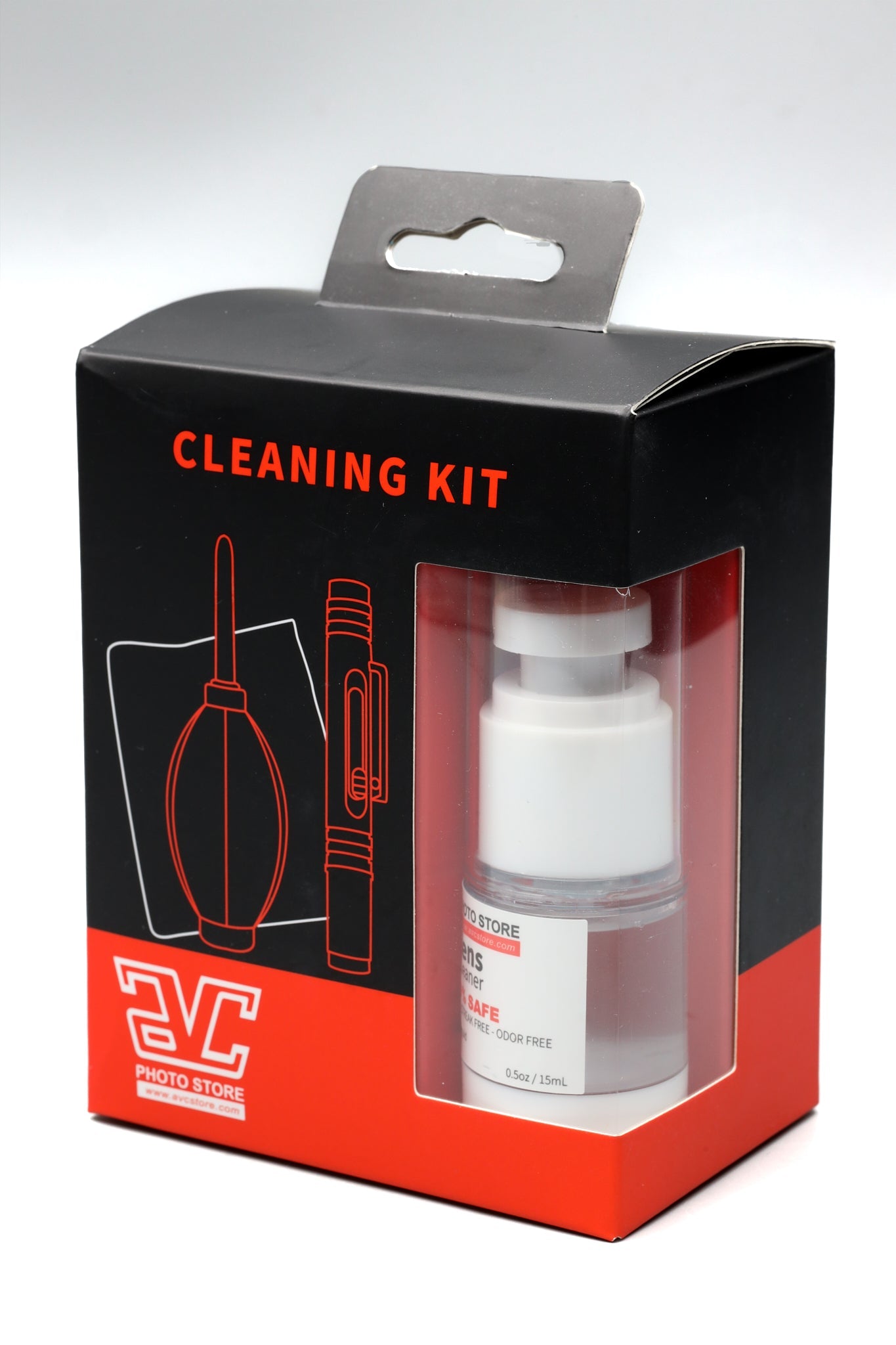 AVC Premium Camera Lens Cleaning Kit - Professional Lens Cleaner for DSLR, Mirrorless & Smartphone Cameras - Perfect for Travel, Photography & Outdoor Use