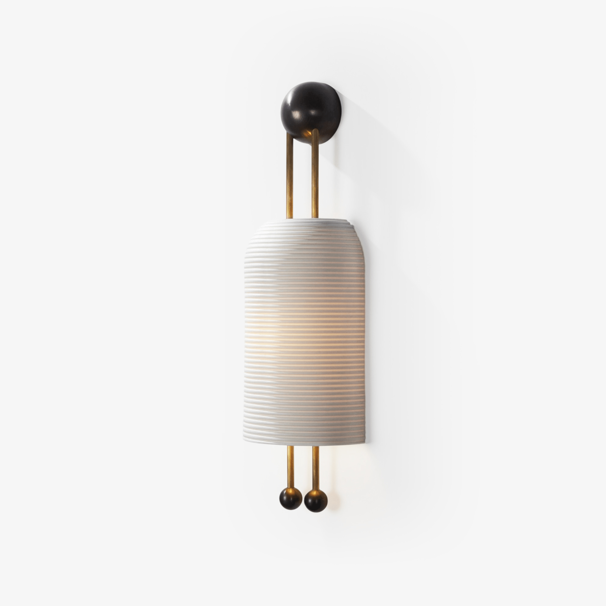Benjamin Wall Light - Modern LED Sconce for Bedroom, Living Room & Hallway - Dimmable Indoor Lighting Fixture with Warm White Light - Perfect for Home Decor and Ambient Lighting