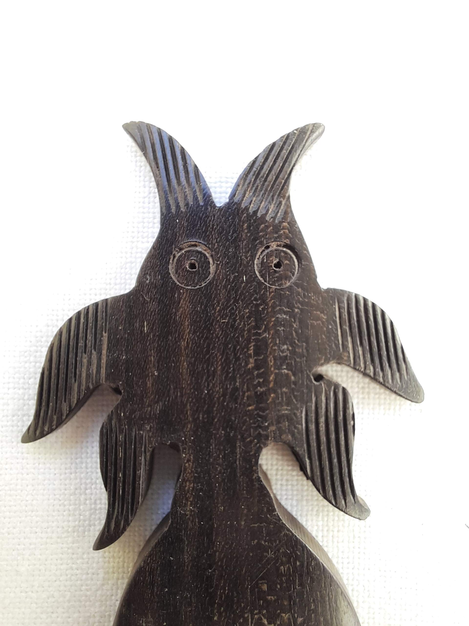 Jain Export Octopus Face Wooden Hair Stick for Women - Black Bun Stick Hair Accessory for Updos, Braids & Special Occasions