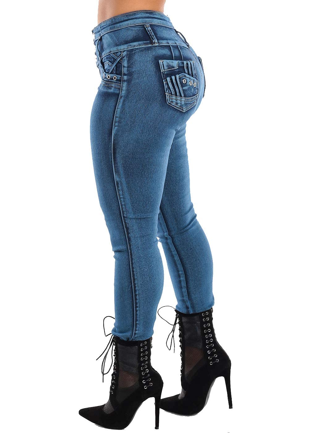 Best Butt Lifting Jeans for Women - High Waisted Skinny Stretch Denim Pants with Booty Lift Technology | Perfect for Date Night & Casual Outfits
