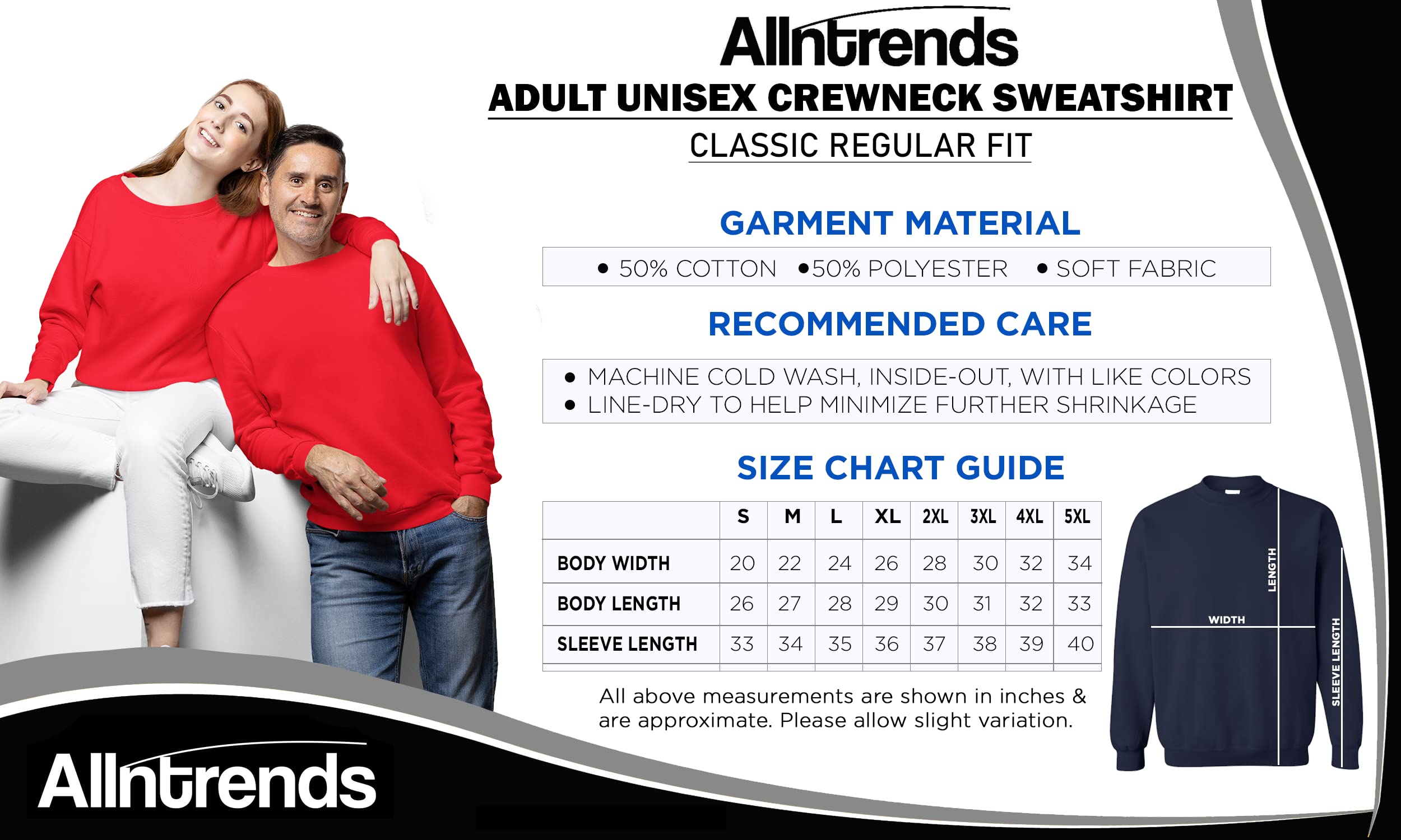 ALLNTRENDS 69 Tattoos Graphic Print Crewneck Sweatshirt for Men & Women | Trendy Streetwear Fashion | Perfect for Casual Outfits, Parties & Urban Style