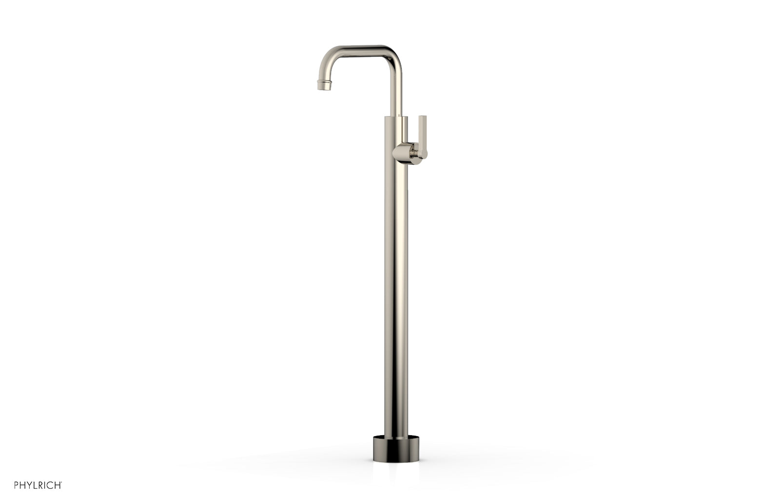HEX MODERN Tall Floor Mount Tub Filler with Lever Handle 501 55 02 - Perfect for Luxury Bathrooms & Spa-Like Showers