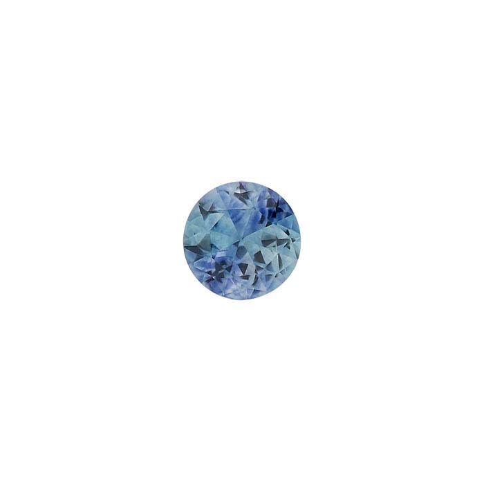 Natural Montana Teal Blue Sapphire Loose Stone - 2.5mm Round, VS Clarity, September Birthstone - Mined & Cut in USA for Jewelry Making, Engagement Rings & Birthstone Gifts