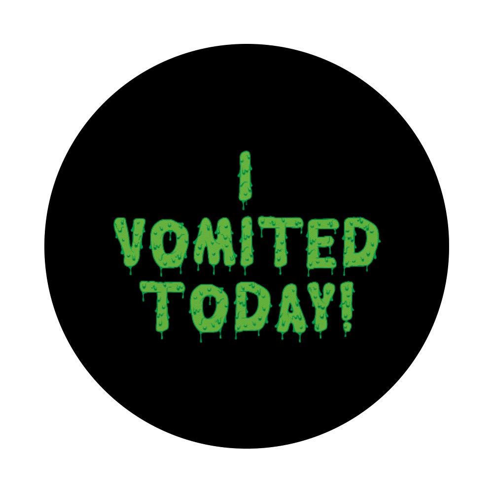 Funny 'I Vomited Today' Novelty T-Shirt - Perfect Gag Gift for Friends & Prank Lovers - Great for Birthday Parties, Office Pranks, and Comedy Events