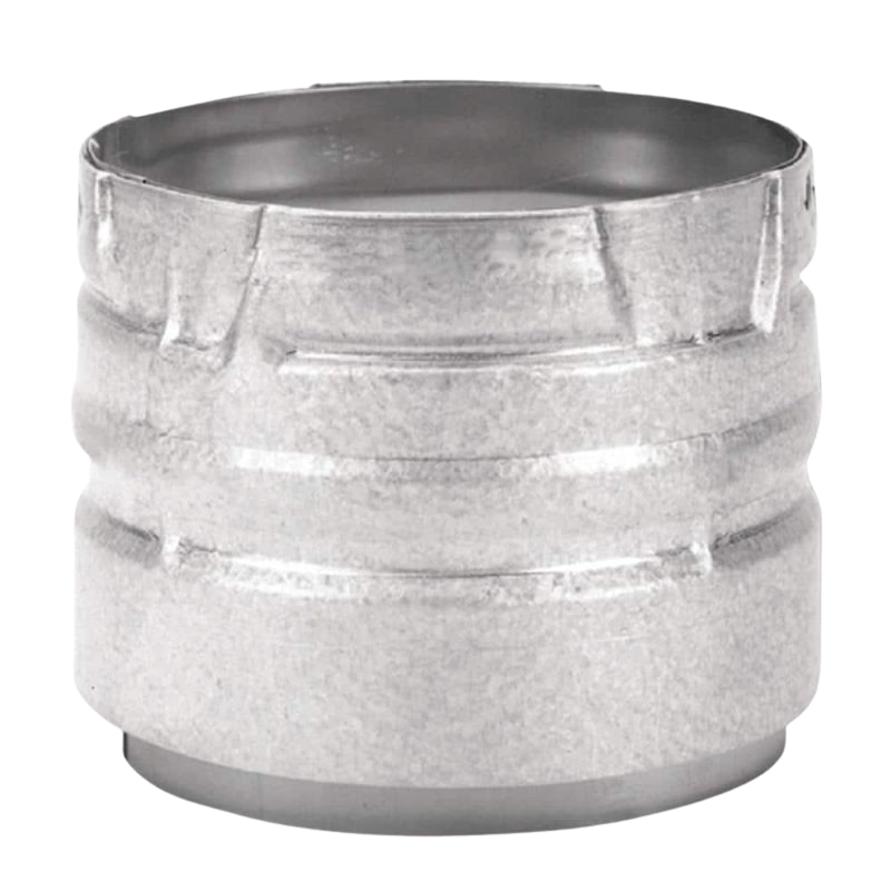 Duravent 49798 3 Inch Chimney Stove Pipe Adapter - High Temperature Resistant Stainless Steel Connector for Wood Stove, Fireplace & Pellet Stove Installation - Perfect for Home Heating Systems & DIY Projects