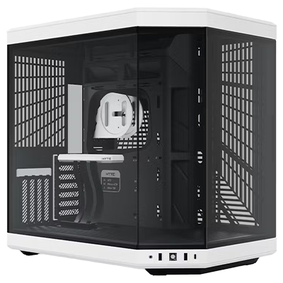 GX13 HYTE Mid-Tower PC Gaming Case - High Airflow Tempered Glass Design for Custom RGB Builds | Perfect for Gaming Rigs, Streaming Setups & Workstations