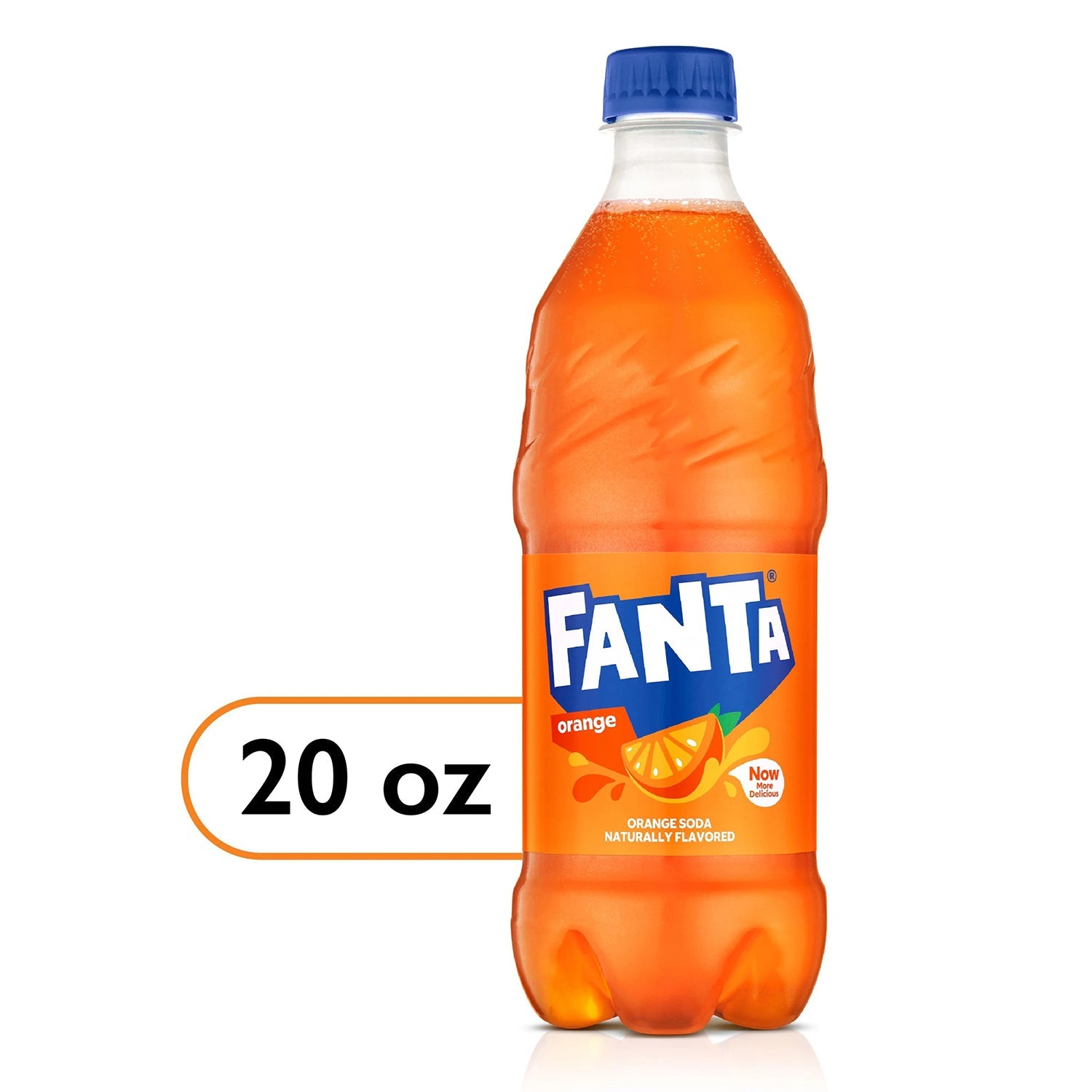 Fanta Orange Soda - 20oz Plastic Bottle - Refreshing Beverage for Parties, Picnics & Outdoor Events
