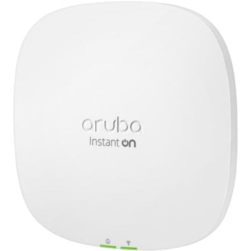 Aruba Instant On AP25 Dual Band WiFi 6 Wireless Access Point | 802.11ax | 5.3Gbps Speed | 2.4GHz & 5GHz | MIMO Technology | 2.5GbE Port | Wall/Ceiling Mount | Ideal for Office, Home & Small Business Networks