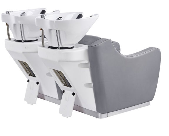 Majestic Double Shampoo Backwash Sink - Professional Salon Hair Washing Bowl for Home & Salon Use - Perfect for Hairdressers, Stylists & At-Home Hair Care