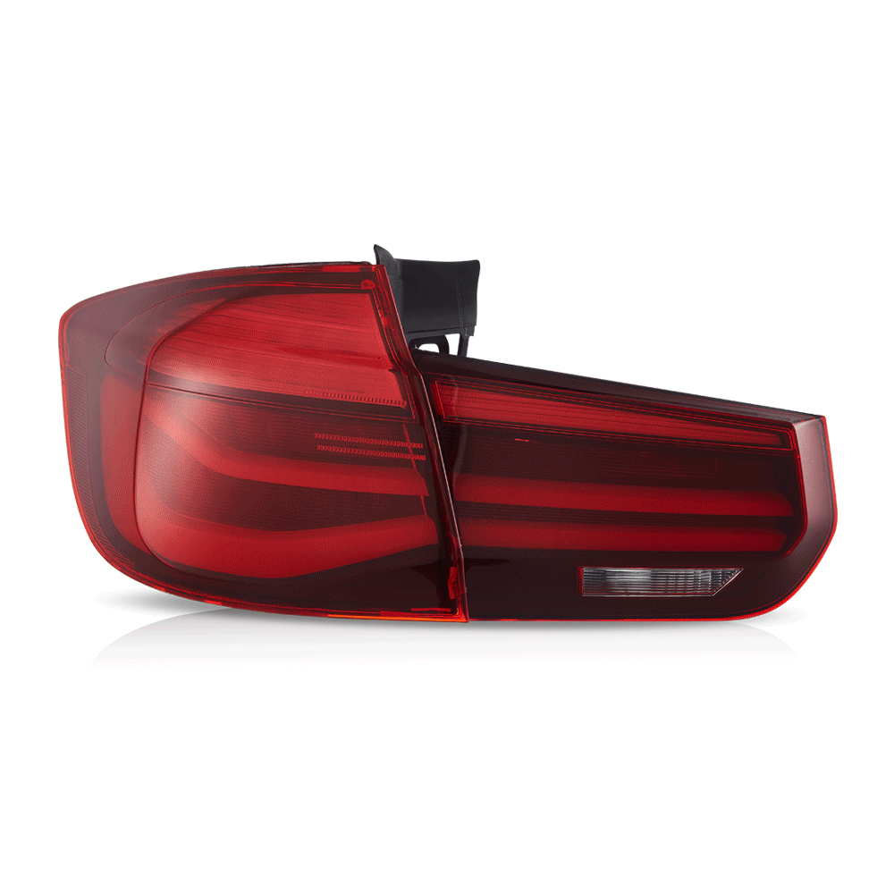 LCI Style LED Tail Lights Assembly for 2012-2019 BMW 3 Series - High Performance Brake Lights & Turn Signals for Enhanced Night Driving Safety