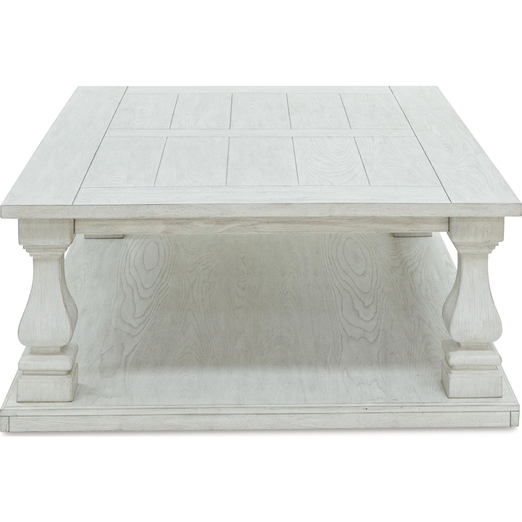 Arlendyne Coffee Table - Antique White Finish, Modern Farmhouse Style Living Room Furniture for Small Spaces - Perfect for Home, Office, or Apartment Decor