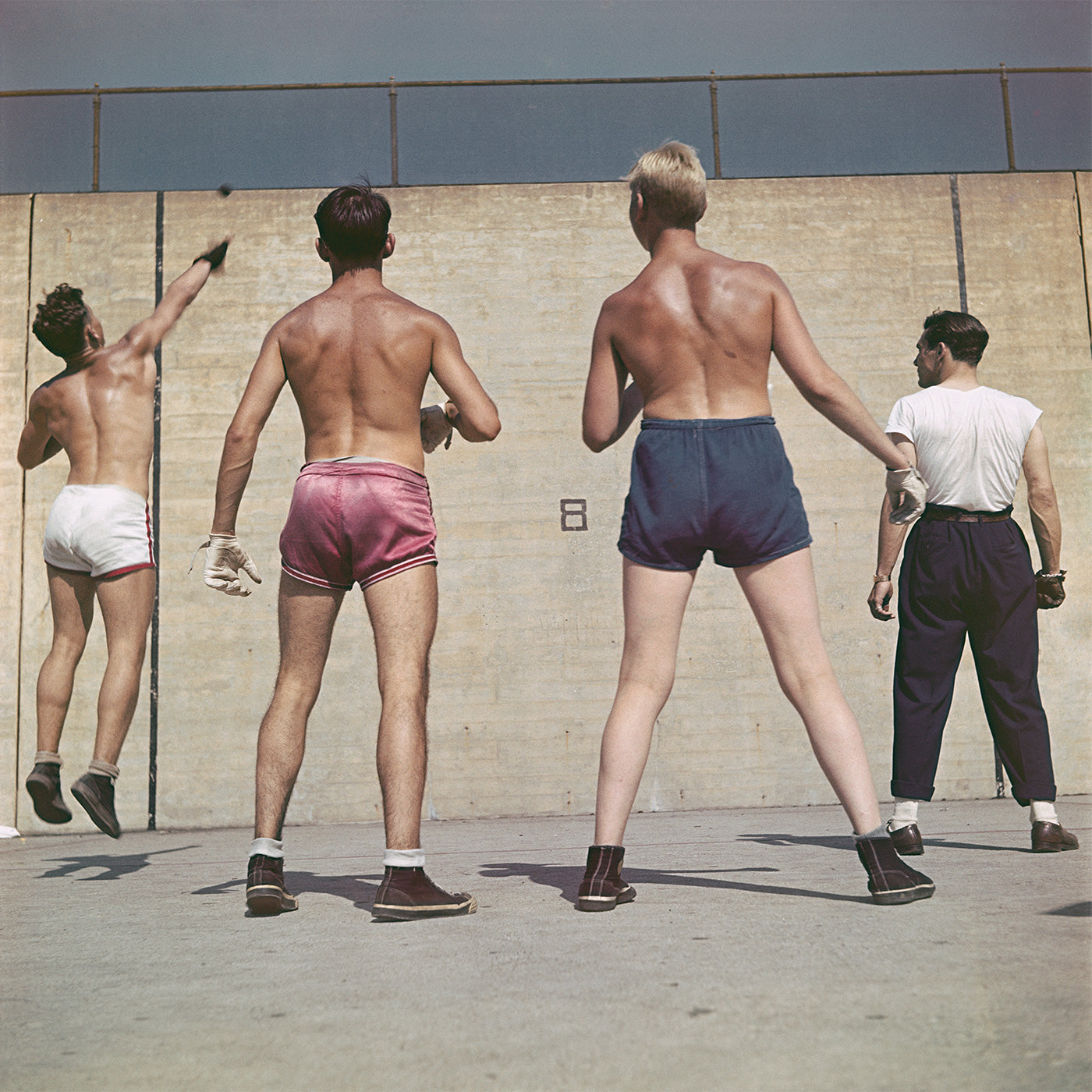 Slim Aarons Handball in Central Park Vintage Photo - Classic New York City Wall Art for Home & Office Decor