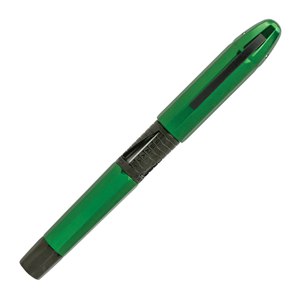 Conklin Nozac Classic Fountain Pen 125th Anniversary Edition - Green with Black Trim - Luxury Writing Instrument for Professionals & Collectors - Perfect for Signing Documents, Journaling & Gift Giving