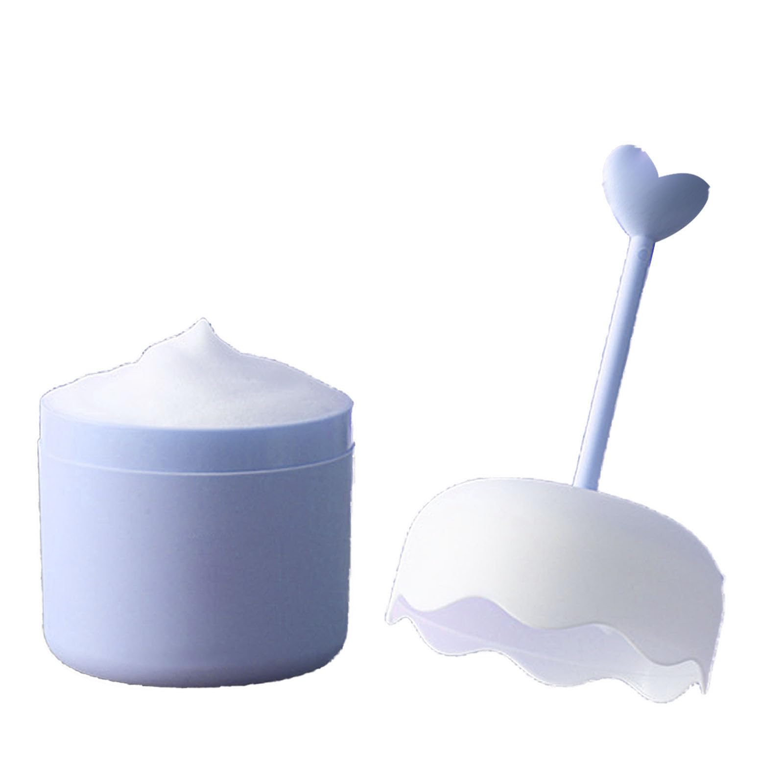 Foam Maker Cup for Facial Cleanser | Press-Type Foam Generator | Multi-Functional Skincare Tool for Face & Body (Blue) | Perfect for Travel, Daily Cleansing & Spa Treatments
