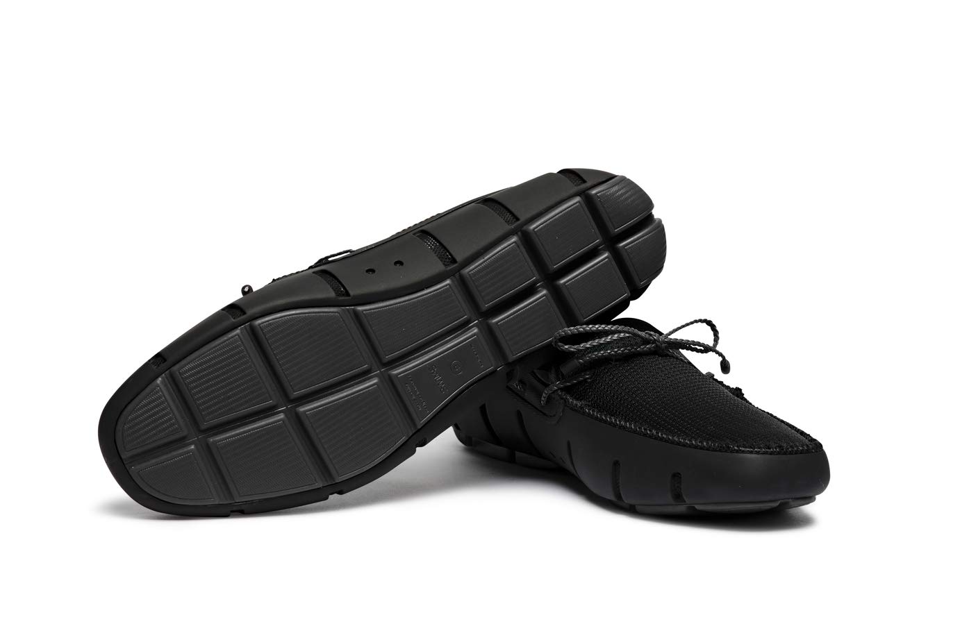 SWIMS Men's Braided Lace Loafers - Casual Slip-On Boat Shoes for Men | Comfortable Beach Shoes for Summer, Walking & Vacation Outfits