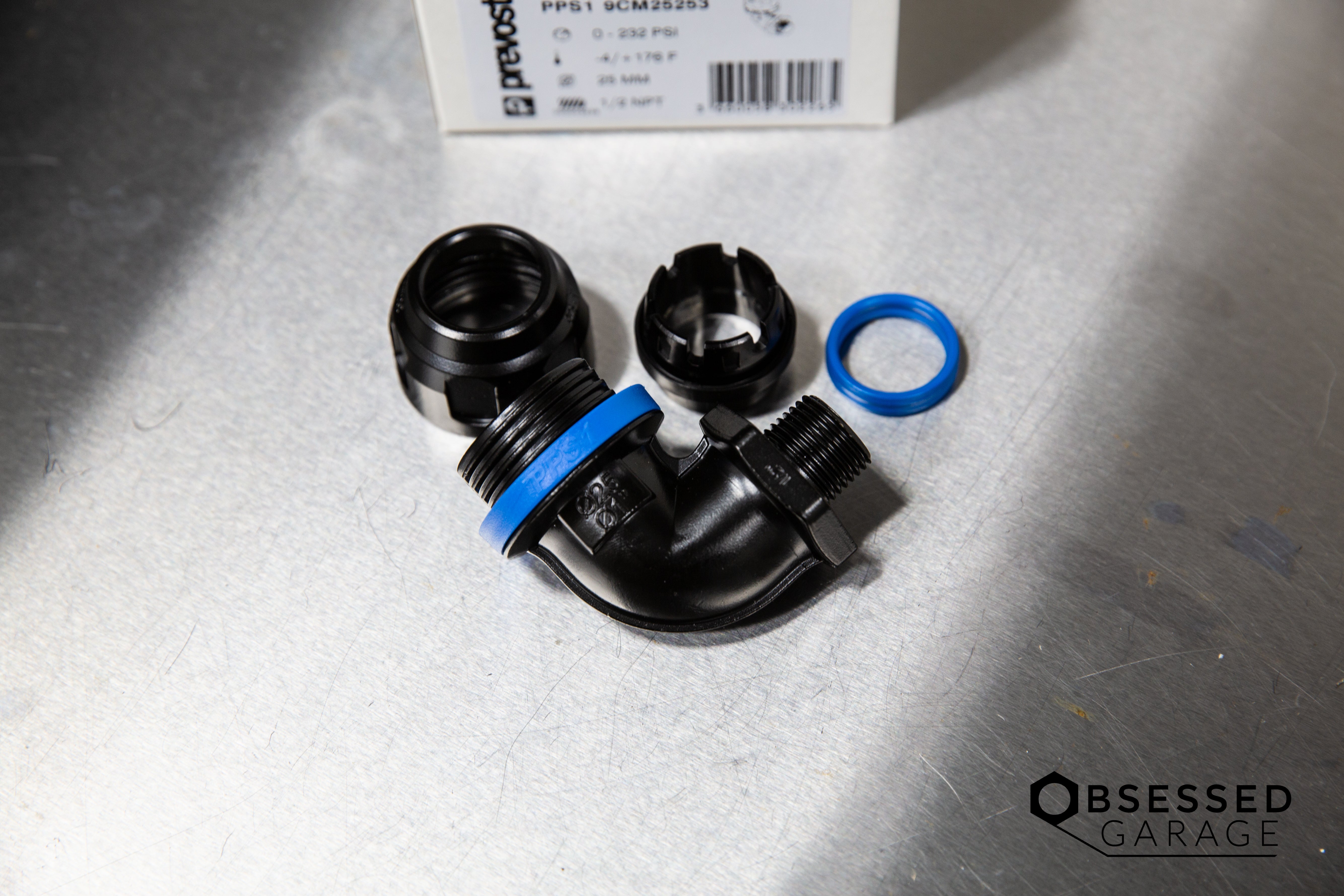 Prevost Piping Kit for CR Spotless Wall Mounted System - Water Filtration Accessory for Spot-Free Car Washing & RV Cleaning