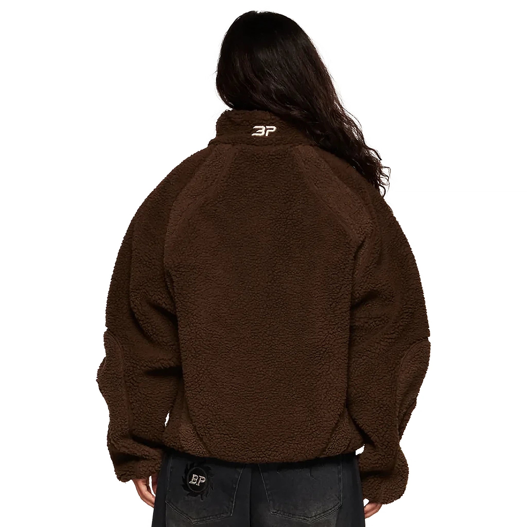 Broken Planet Mocha Polar Fleece Jacket - Soft & Warm Winter Outerwear for Men & Women - Perfect for Hiking, Camping & Outdoor Activities