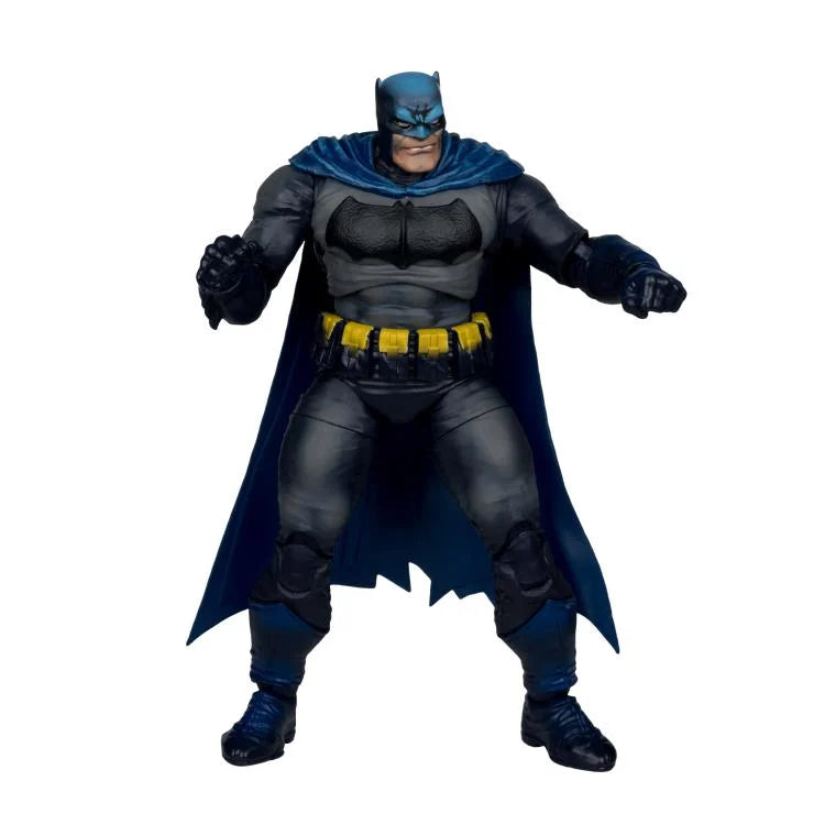 Batman Battle Damage Platinum Chase Figure - The Dark Knight Returns DC Multiverse Collector Edition Action Figure for Display, Cosplay, and Comic Book Collections