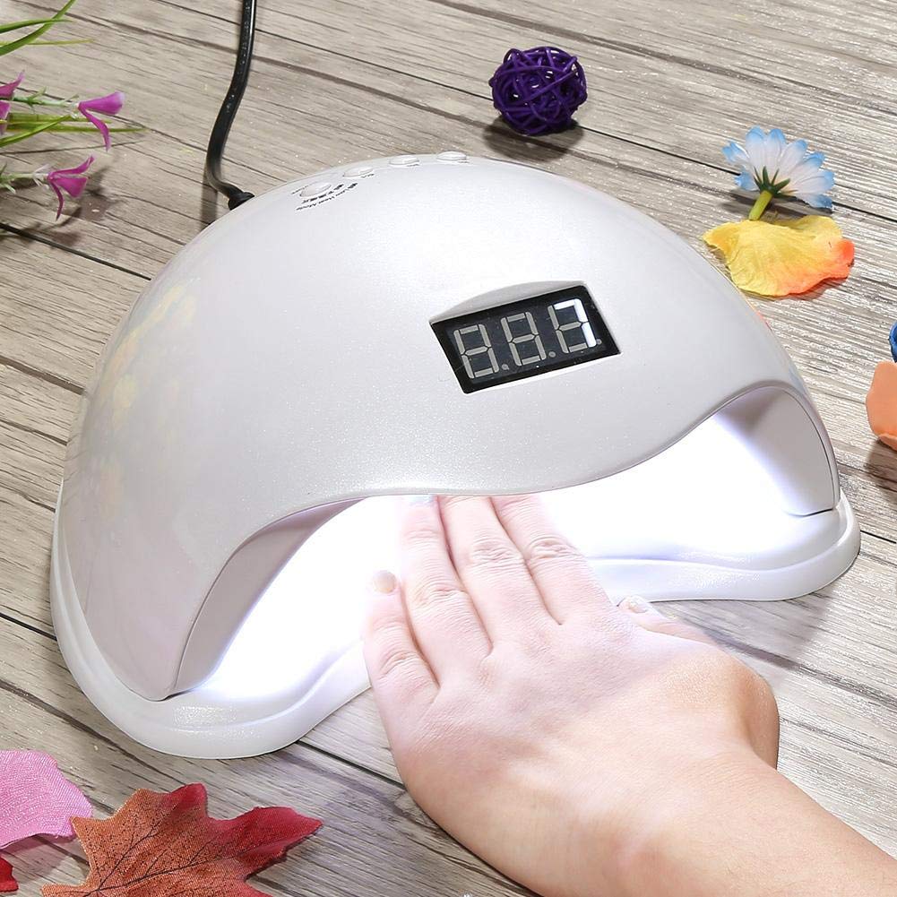 Professional 48W UV LED Nail Lamp with 10S/30S/60S/99S Timer - Fast Curing for Gel Nail Polish - Perfect for Home & Salon Manicures & Pedicures