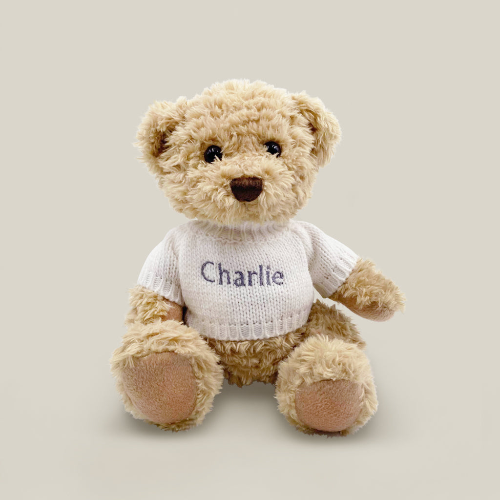 Personalized White Christmas Cuddle Bear - Perfect Holiday Gift for Kids, Family & Friends | Great for Stocking Stuffers, Secret Santa & Festive Decorations