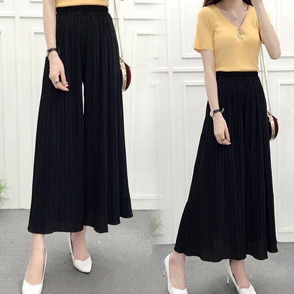 Solid Color Loose Casual Ankle-Length Pants for Women - Comfortable Stretchy Lounge Pants for Yoga, Travel & Everyday Wear