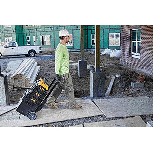 DEWALT DCB104 20V MAX* 4-Port Rapid Battery Charger for Power Tools - Fast Charging for Drills, Saws & More - Perfect for Construction Sites & DIY Projects (Black/Yellow)